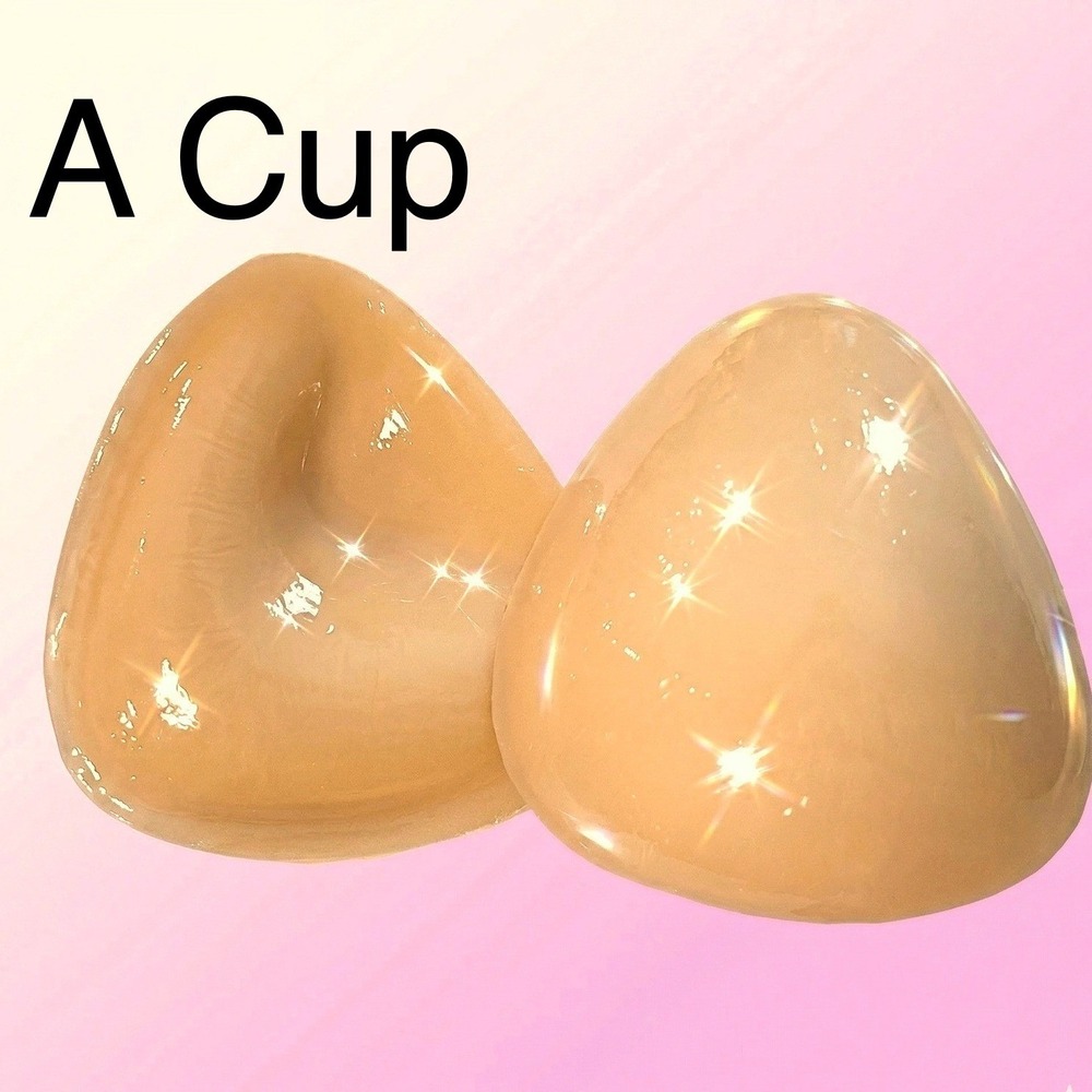 New Size A Cup‎ Double Sided Adhesive Push Up Padded Backless Bra Sticky Inserts